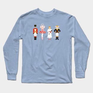 The Christmas Nutcracker Ballet Characters Long Sleeve T-Shirt